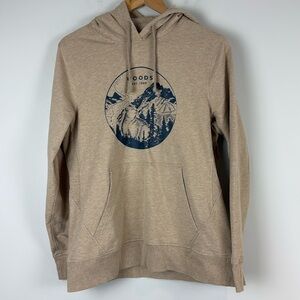 Woods Adventure Hoodie Beige Size Large